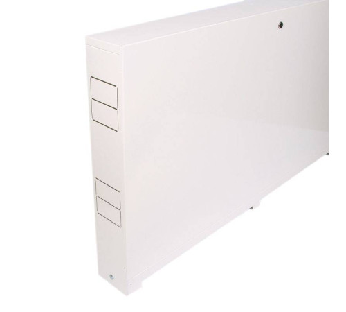 Шкаф коллекторный накладной глубокий Uni-Fitt ШРН-4-180 850х650х180 мм с внутренней дверцей серый 481G4000 RAL 7035