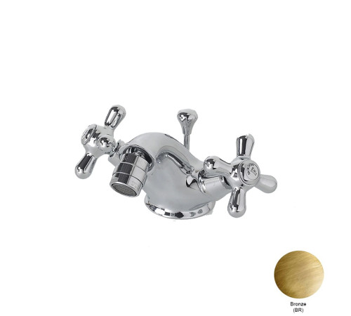 Смеситель для биде Sbordoni Etruria с донным клапаном бронза ET76BR