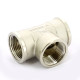 Тройник никелированный Tiemme 3/4 ВР-ВР-ВР 1500096