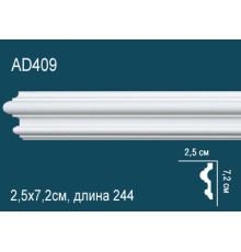 Молдинг Perfect AD409 полиуретановый 72х25х2440 мм AD409