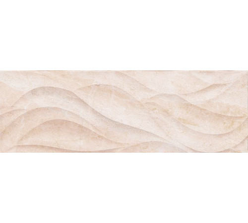 Плитка настенная Laparet Pegas бежевая рельеф 20х60 см 17-10-11-1179