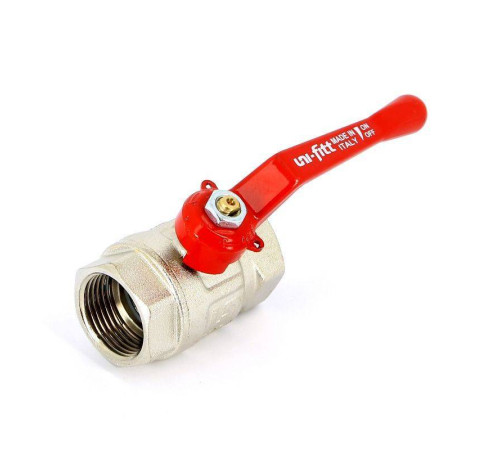 Кран шаровой Uni-Fitt 110L полнопроходной ВВ 1 рычаг 110L4000