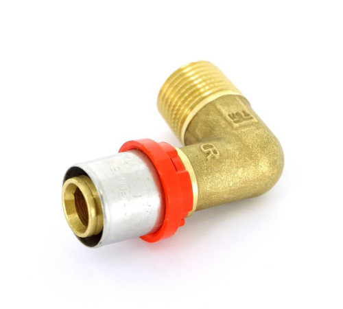 Угольник 90° пресс с наружной резьбой Tiemme 20x1/2 1650029