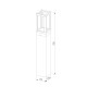Ландшафтный светодиодный светильник Frame LED IP54 1529 TECHNO LED черный