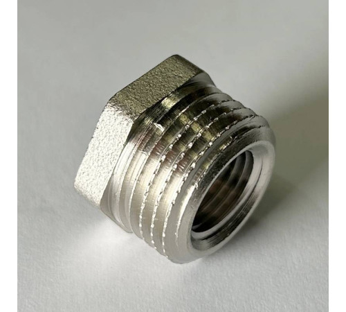 Футорка резьбовая LD 1/2x1/4 латунь LD.65.507.15х8