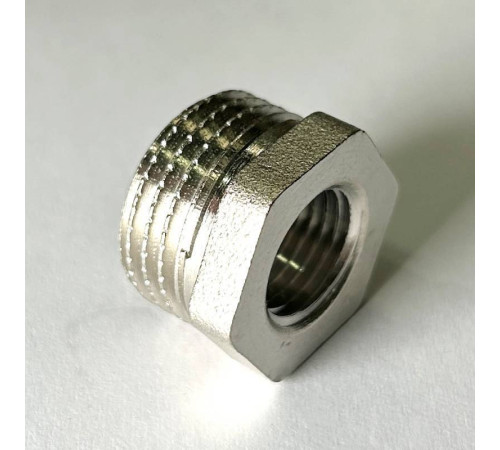 Футорка резьбовая LD 1/2x1/4 латунь LD.65.507.15х8