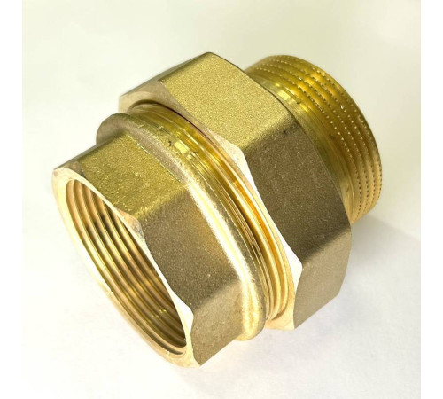 Сгон разъемный американка LD Pride DN40 1 1/2 ВР/НР латунь LD.65.520.40