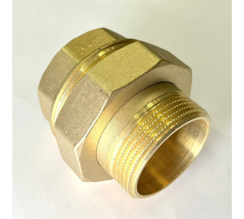 Сгон разъемный американка LD Pride DN40 1 1/2 ВР/НР латунь LD.65.520.40