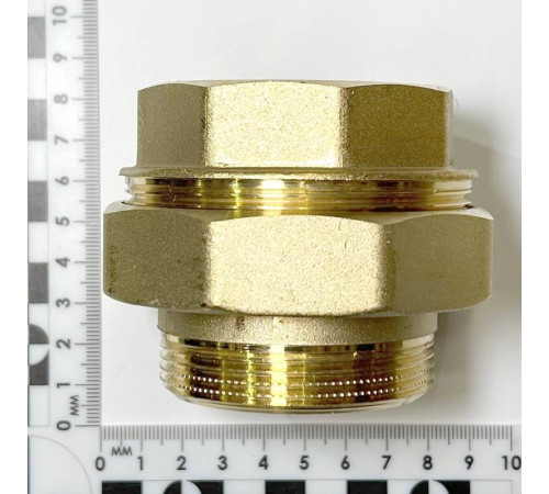 Сгон разъемный американка LD Pride DN50 2 ВР/НР латунь LD.65.520.50