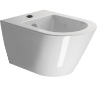 Биде подвесное GSI Kube X 500 х 360 мм белый глянцевый с креплением 9464FR5111