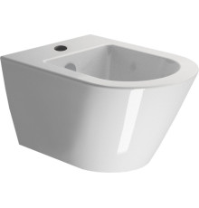 Биде подвесное GSI Kube X 500 х 360 мм белый глянцевый с креплением 9464FR5111