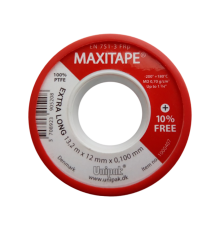 Лента уплотнительная UNIPAK MAXITAPE 12 мм х 0.1 мм 13.2 м 10001
