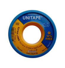 Лента уплотнительная UNIPAK UNITAPE 12 мм х 0.075 мм 13.2 м 10002