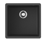 Кухонная мойка Omoikiri Bosen 44-U-BL Tetogranit 44x44 см черный 4993595