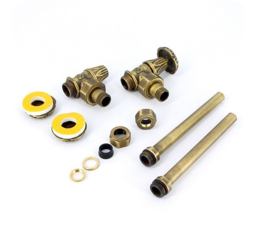 Комплект подключения Carlo Poletti Artistic для радиатора НН 1/2 x M24 x 19 угловой KV671/427MAXX