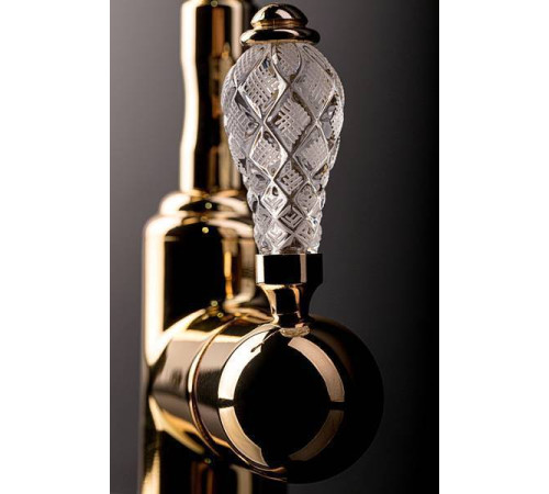 Смеситель для душа Boheme Vogue Crystal золото глянцевое 214-CRST