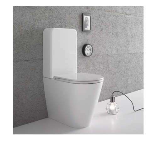 Бачок для унитаза Globo Forty3 360х490 мм нижний подвод белый глянцевый FO008BI