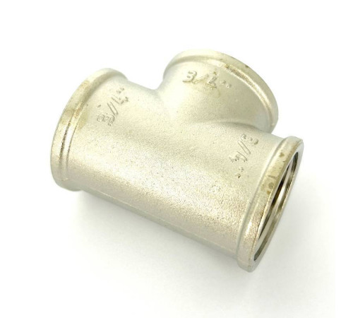 Тройник латунный никелированный LD Pride 3/4 ВР-ВР-ВР LD.67.514.20