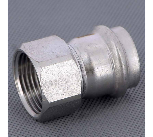 Муфта переходная пресс-В Viega Sanpress Inox нержавеющая сталь 28x1 436650