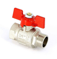 Кран шаровой Uni-Fitt 3/4 НВ полнопроходной бабочка 111T3000