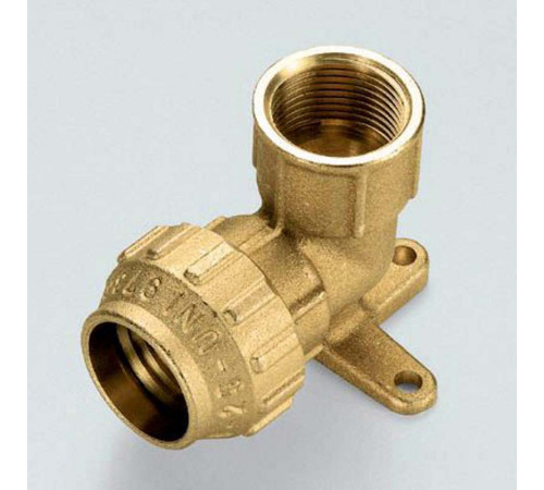 Водорозетка обжимная Tiemme 3466CR 25x3/4 ВР латунь 3400046