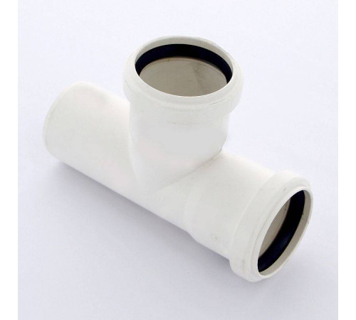 Тройник канализационный REHAU RAUPIANO PLUS 50/50/87° 121254