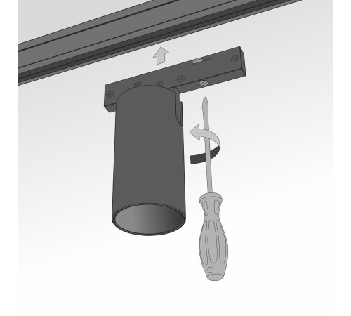 Mini Magnetic Трековый светильник 3W 3000K черный 85200/01