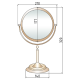 Зеркало косметическое настольное Boheme Medici круглое увеличение 3x бронза 502