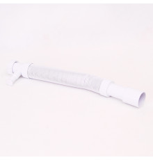 Труба гофрированная MasterProf 1 1/2х40/50 мм L=460-1000 мм с отводом для слива 508689