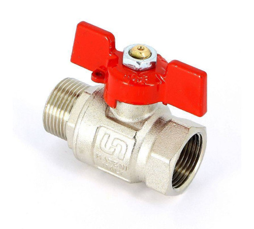 Кран шаровой Uni-Fitt 3/4 НВ полнопроходной бабочка 111T3000