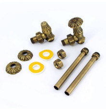 Комплект подключения Carlo Poletti Artistic для радиатора НН 1/2 x M24 x 19 угловой KV671/427MAXX