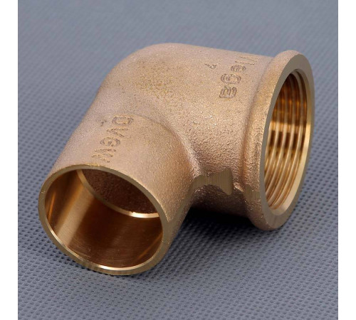 Угол 90° бронзовый Viega пайка-ВР 35х1 1/4 173494