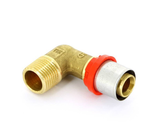 Угольник 90° пресс с наружной резьбой Tiemme 20x1/2 1650029