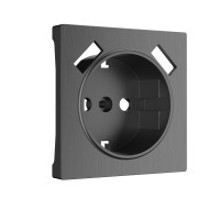 Накладка для розетки USB (графит рифленый) W1179504