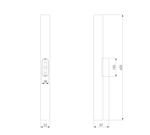 Настенный светильник 40124/LED