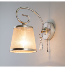 Бра с абажуром 60065/1 серебро