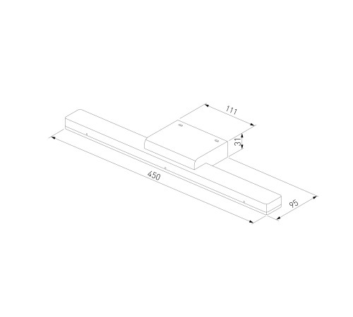 Настенный светодиодный светильник Protect LED белый MRL LED 1111