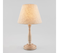 Классическая настольная лампа 01060/1 белый с золотом