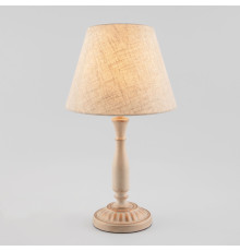 Классическая настольная лампа 01060/1 белый с золотом
