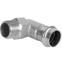 Угольник пресс 90° Kromwell из нержавеющей стали с наружной резьбой 35х1 KW.SP953003506