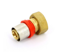 Муфта пресс Tiemme с накидной гайкой плоская прокладка 20х1/2 1650061