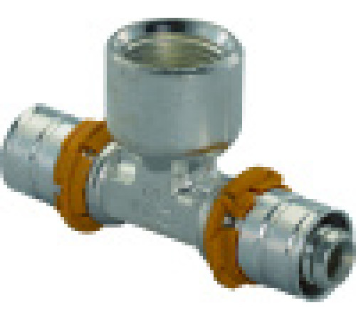 Тройник Uponor S-Press латунный 20-Rp3/4ВР-20 1014991