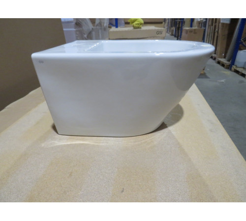 Биде подвесное GSI Kube X 500x360 мм с отверстием под смеситель без крепежа 9464111