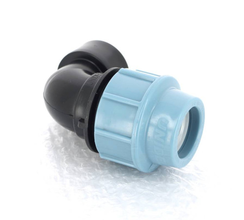 Угольник обжимной Unidelta Deltone 32х1 внутренняя резьба для ПНД труб 1009032004