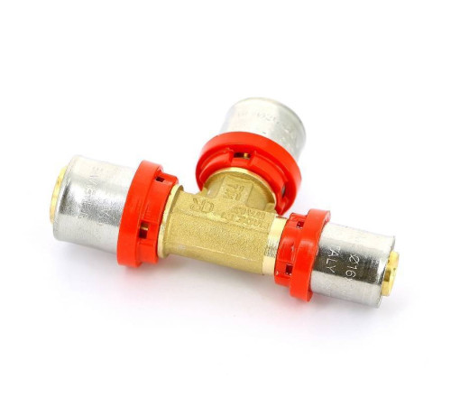 Тройник пресс Tiemme 20х20х16 мм 1650045