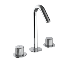 Смеситель для раковины на 3 отверстия BOSSINI PLY без донного клапана хром Z00911.030