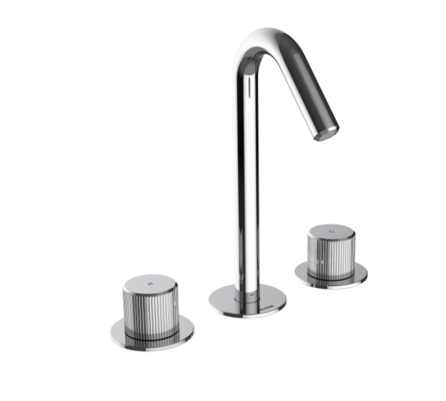 Смеситель для раковины на 3 отверстия BOSSINI PLY без донного клапана хром Z00911.030