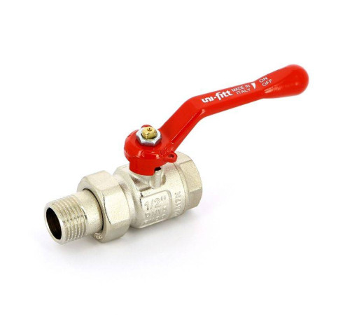 Кран шаровой полнопроходной Uni-Fitt рычаг с разъемным соединением 1/2 НВ 113L2000