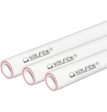 Труба полипропиленовая VALFEX армированная стекловолокном SDR 6 PN25 20x3.4 мм 4 м 1149818