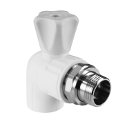 Кран шаровой для радиатора угловой VALFEX 25 мм x 3/4 1150570